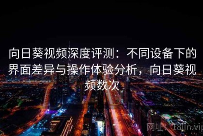 向日葵视频深度评测：不同设备下的界面差异与操作体验分析，向日葵视频数次