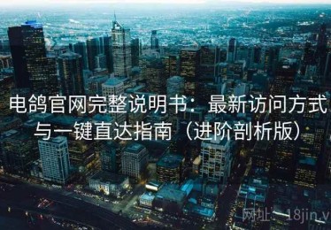 电鸽官网完整说明书：最新访问方式与一键直达指南（进阶剖析版）