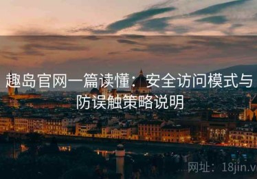 趣岛官网一篇读懂：安全访问模式与防误触策略说明