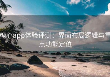 糖心app体验评测：界面布局逻辑与重点功能定位