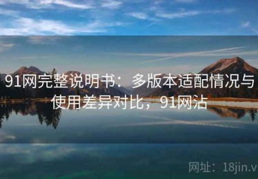 91网完整说明书：多版本适配情况与使用差异对比，91网沾
