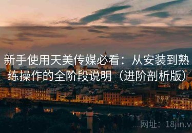新手使用天美传媒必看：从安装到熟练操作的全阶段说明（进阶剖析版）