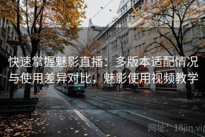 快速掌握魅影直播：多版本适配情况与使用差异对比，魅影使用视频教学