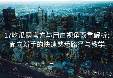17吃瓜网官方与用户视角双重解析：面向新手的快速熟悉路径与教学