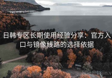 日韩专区长期使用经验分享：官方入口与镜像线路的选择依据