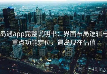 岛遇app完整说明书：界面布局逻辑与重点功能定位，遇岛现在估值