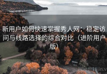 新用户如何快速掌握秀人网：稳定访问与线路选择的综合对比（进阶用户版）