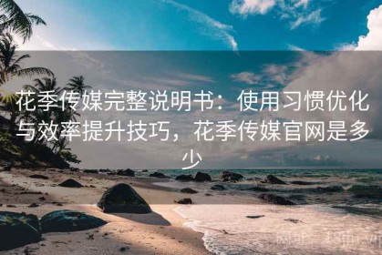 花季传媒完整说明书：使用习惯优化与效率提升技巧，花季传媒官网是多少