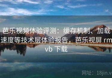 芭乐视频体验评测：缓存机制、加载速度等技术层体验报告，芭乐视屏 rmvb 下载