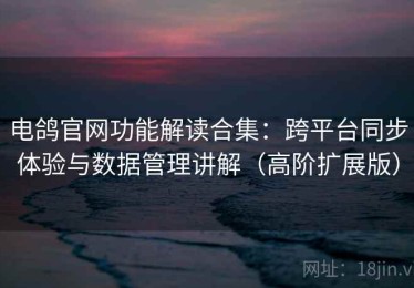 电鸽官网功能解读合集：跨平台同步体验与数据管理讲解（高阶扩展版）