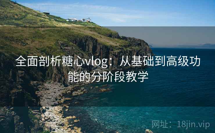 全面剖析糖心vlog：从基础到高级功能的分阶段教学