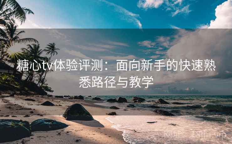 糖心tv体验评测：面向新手的快速熟悉路径与教学