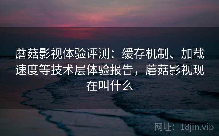 蘑菇影视体验评测:缓存机制、加载速度等技术层体验报告,蘑菇影视现在叫什么 蘑菇影视体验评测:缓存机制、加载速度等技术层体验报告,蘑菇影视现在叫什么